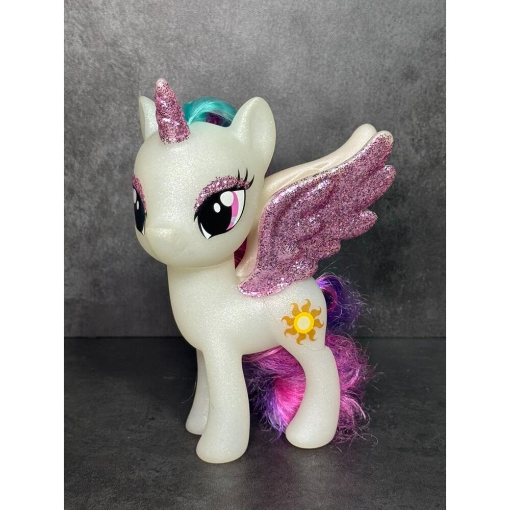 My Little Pony G4 Princess Celestia Glitter Wings 6" BrushableMLP
